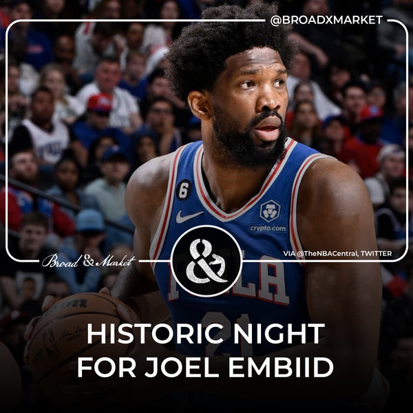 Embiid Has 52-Point Night, Makes NBA History