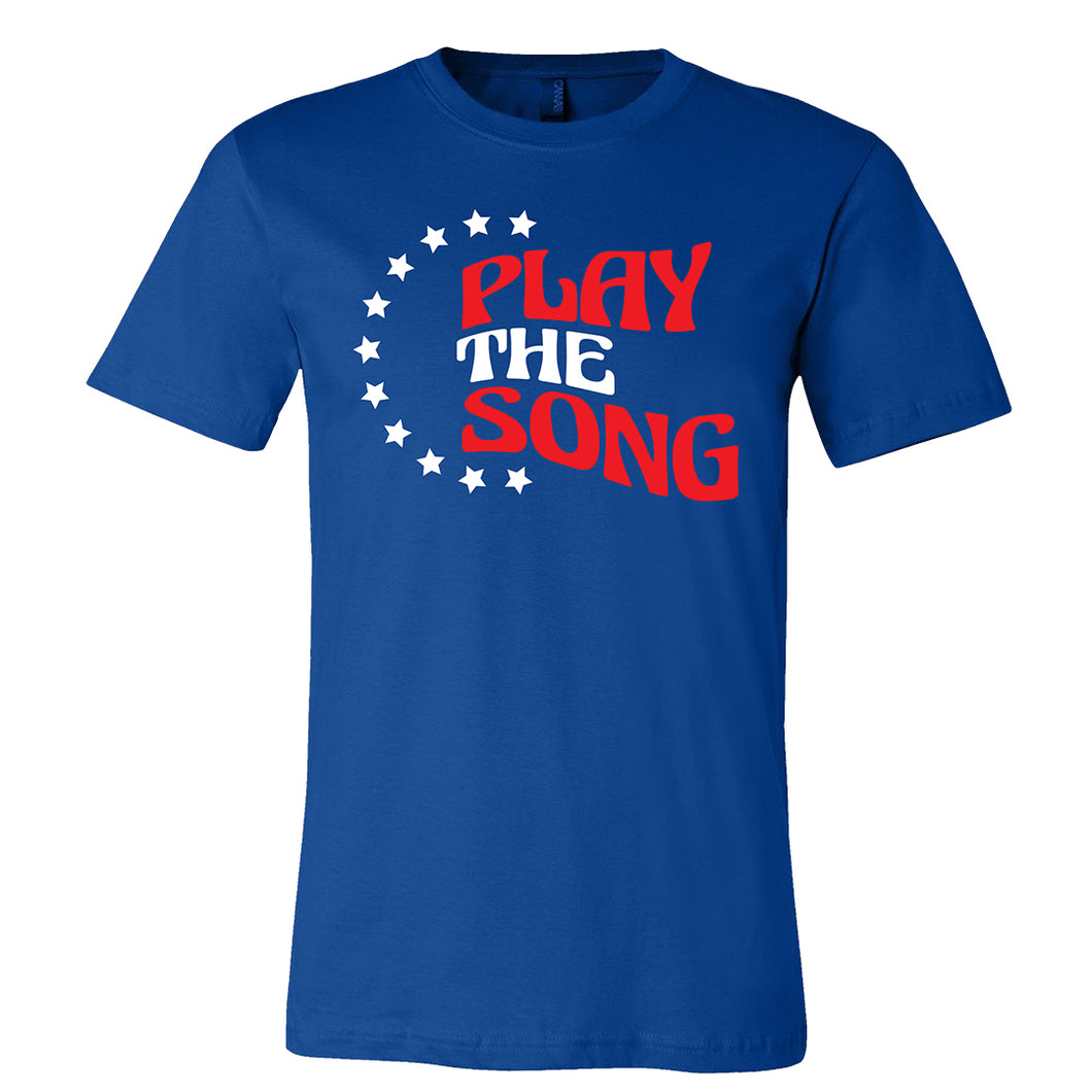 Play The Song T-shirt | Play The Song Royal T-shirt