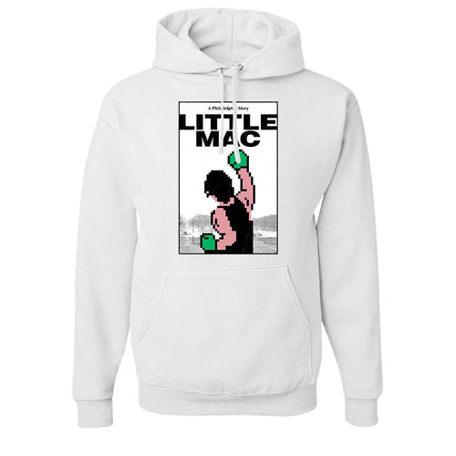 Philly Little Mac Pullover Hoodie | Little Mac Philadelphia Story White Pullover Hoodie
