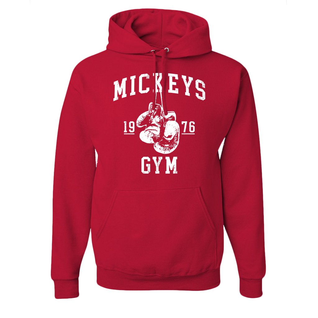 Mickey's Gym Pullover Hoodie | Mickey's Gym Red Pull Over Hoodie