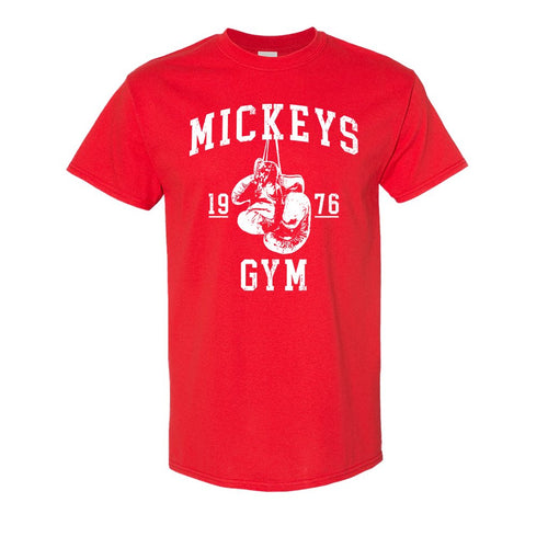 Mickey's Gym T-Shirt | Mickey's Gym Red T-Shirt