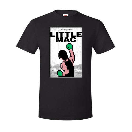 Philly Little Mac T-Shirt | Little Mac Philadelphia Story Black Tee Shirt