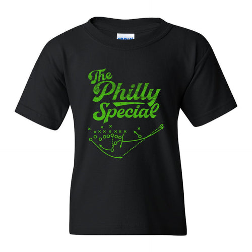 Philly Special Kid's T-Shirt | Philly Special Play Diagram Black Kid's Tee Shirt