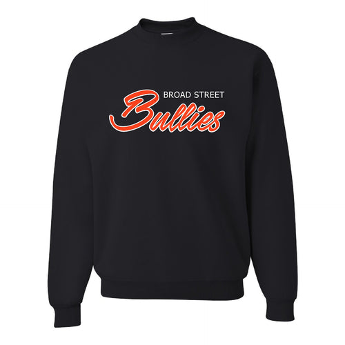 Broad Street Bullies Crewneck Sweatshirt | Broad Street Bullies Black Crewneck Sweatshirt