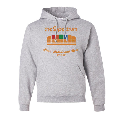 Spectrum Stadium Pullover Hoodie | The Spectrum Stadium AshPullover Hoodie the front of this hoodie has the spectrum on it