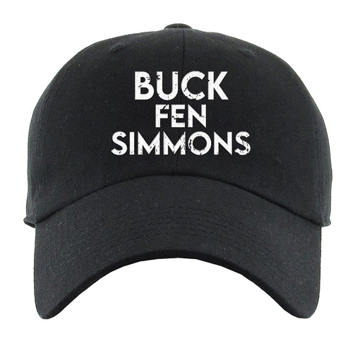 Buck Fen Simmons Dad Hat | Buck Fen Simmons Black Dad Hat