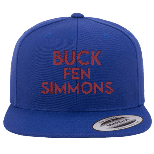 Buck Fen Simmons Snapback Hat | Buck Fen Simmons Royal Snapback Hat