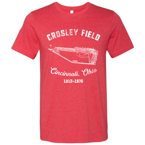 Crosley Field T Shirt | Crosley Field Heather Red T Shirt