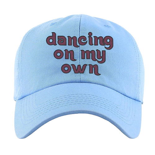 Dancing On My Own Dad Hat | Dancing On My Own Light Blue Dad Hat