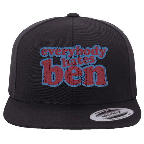 Everybody Hates Ben Snapback Hat | Everybody Hates Ben Black Snapback Hat