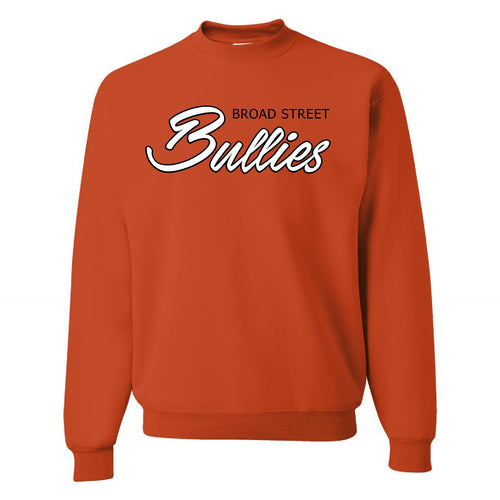 Broad Street Bullies Crewneck Sweatshirt | Broad Street Bullies Orange Crewneck Sweatshirt
