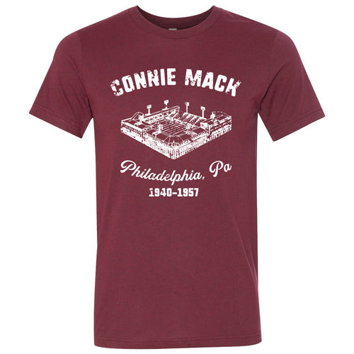 Connie Mack T Shirt | Connie Mack Heather Cardinal T Shirt