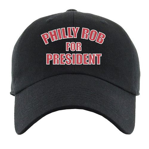 Philly Rob For President Dad Hat | Philly Rob For President Black Dad Hat