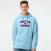 Load image into Gallery viewer, Philly Rob For President Powder Blue Hoodie | Philadelphia Baseball
