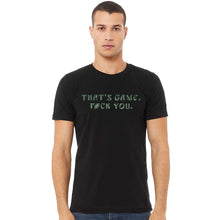 Load image into Gallery viewer, That&#39;s Game F You Black T-Shirt | Philadelphia Football
