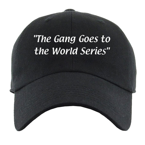 The Gang Goes To The World Series Dad Hat | The Gang Goes To The World Series Black Dad Hat