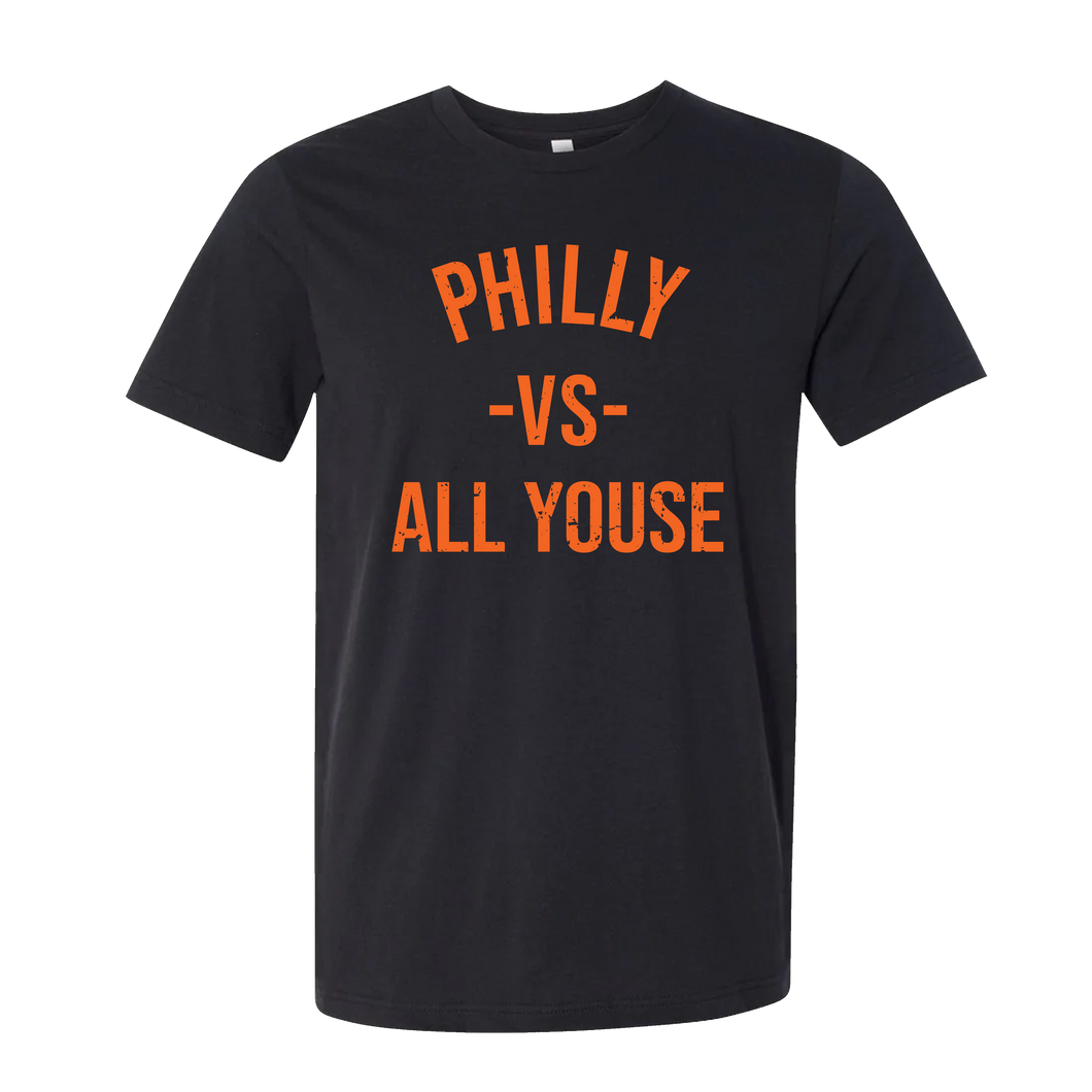 Philly vs All Youse Black T-Shirt | Philadelphia Hockey