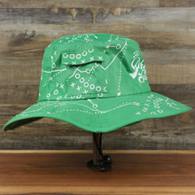 Load image into Gallery viewer, The wearer&#39;s right on the Philly Special Championship Game All Over Print Wide Brim Bucket Hat | Green Bucket Hat
