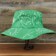 Load image into Gallery viewer, The wearer&#39;s left on the Philly Special Championship Game All Over Print Wide Brim Bucket Hat | Green Bucket Hat
