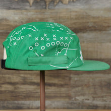 Load image into Gallery viewer, The wearer&#39;s right on the Philly Special Championship Game All Over Print Five Panel Strapback Hat | Green Strapback
