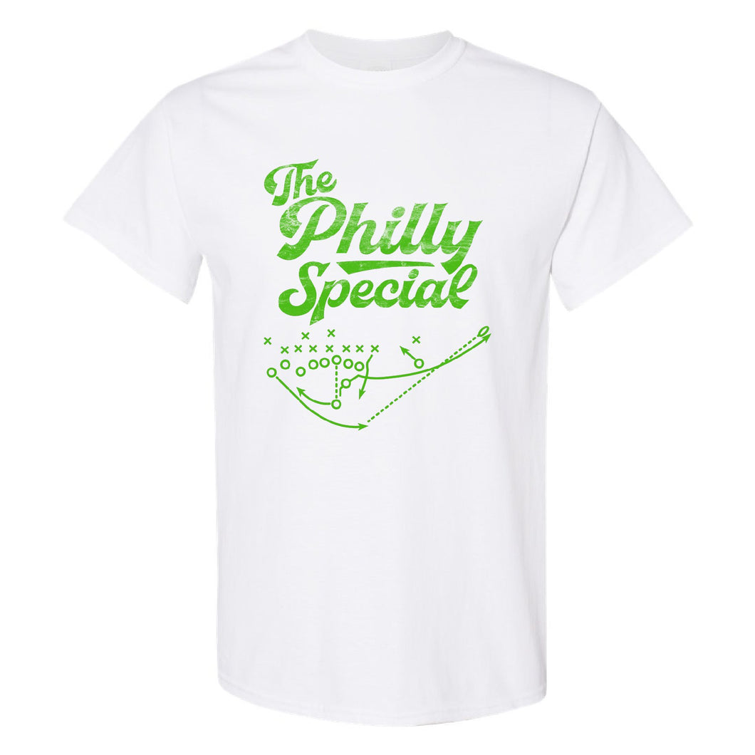 Philly Special T-Shirt | Philly Special Play Diagram White Tee Shirt