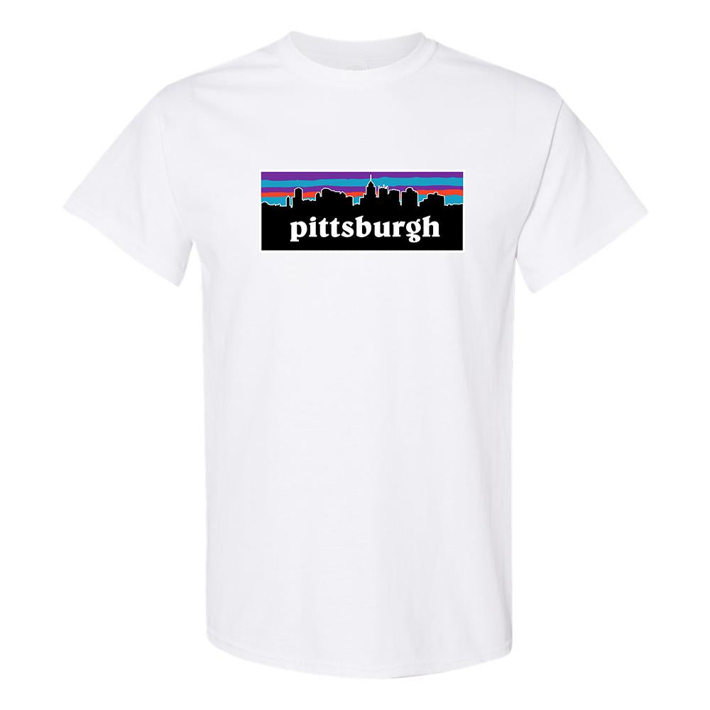 Pittsburghgonia T-Shirt | Pittsburghgonia White T-Shirt the front of this shirt has the Pittsburghgonia design on it