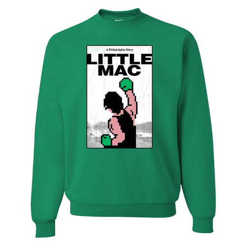 Philly Little Mac Crewneck Sweatshirt | Little Mac Philadelphia Story Kelly Green Crew Neck Sweatshirt