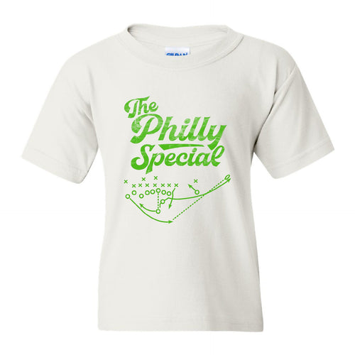 Philly Special Kid's T-Shirt | Philly Special Play Diagram White Kid's Tee Shirt