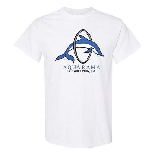 Philly Aquarama T-Shirt | Philadelphia Aquarama White T-Shirt this shirt has the aquarama logo on it