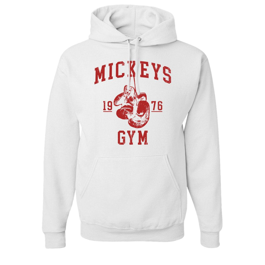 Mickey's Gym Pullover Hoodie | Mickey's Gym White Pull Over Hoodie